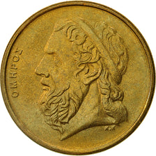 Coin, Greece, 50 Drachmes, 1986, MS(64), Aluminum-Bronze, KM:147