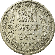 Münze, Tunesien, Ahmad Pasha Bey, 10 Francs, 1942, Paris, VZ, Silber, KM:265