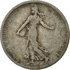 Coin, France, Semeuse, Franc, 1902, Paris, VF(30-35), Silver, KM:844.1