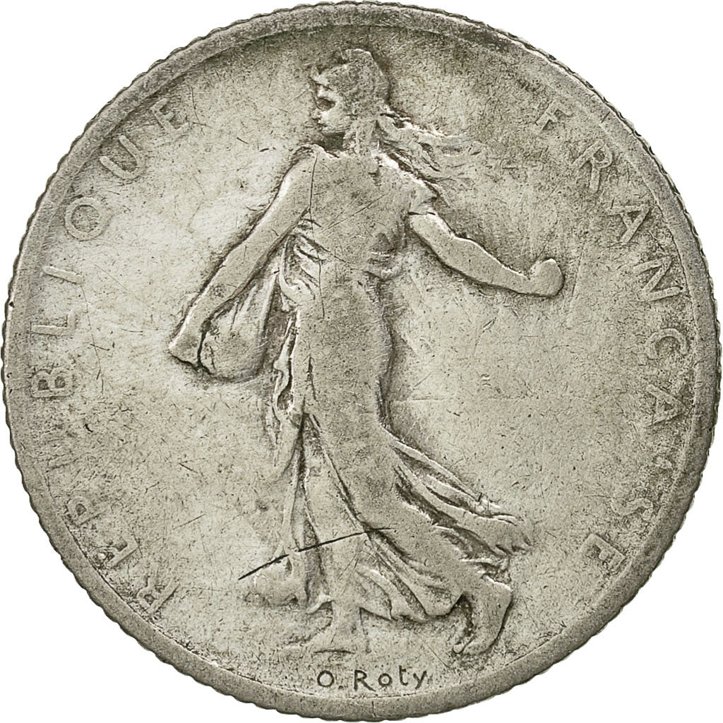 Coin, France, Semeuse, Franc, 1902, Paris, VF(30-35), Silver, KM:844.1