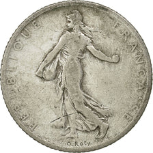 Coin, France, Semeuse, Franc, 1902, Paris, VF(30-35), Silver, KM:844.1