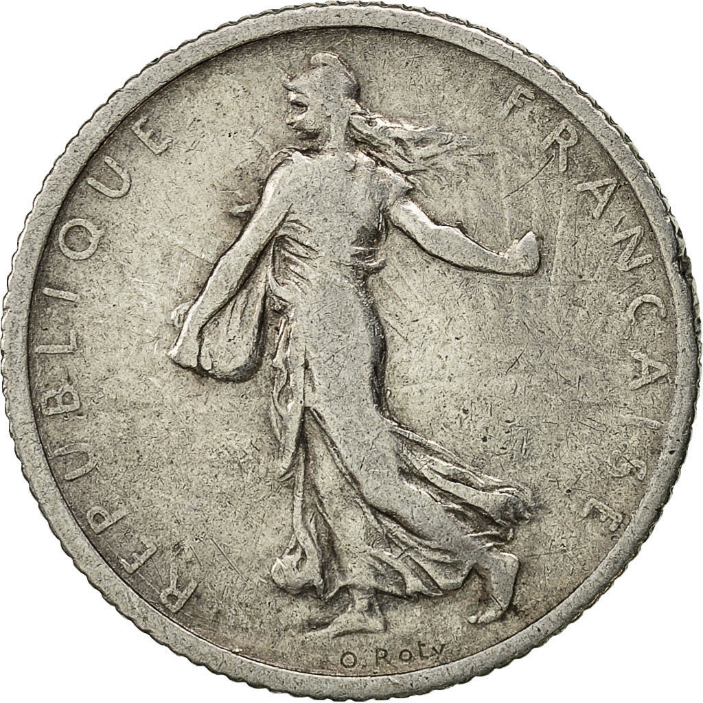 Moneta, Francia, Semeuse, Franc, 1899, Paris, MB+, Argento, KM:844.1