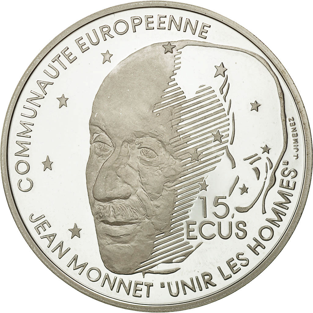 Coin, France, 100 Francs-15 Ecus, 1992, Paris, MS(65-70), Silver, KM:1012