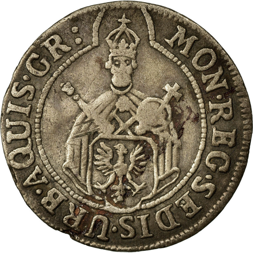 Coin, German States, AACHEN, 3 Marck, 1754, EF(40-45), Silver, KM:50