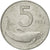 Moneta, Italia, 5 Lire, 1952, Rome, MB+, Alluminio, KM:92