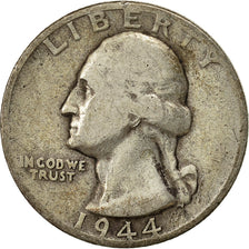 United States, Washington Quarter, Quarter, 1944, U.S. Mint, Philadelphia