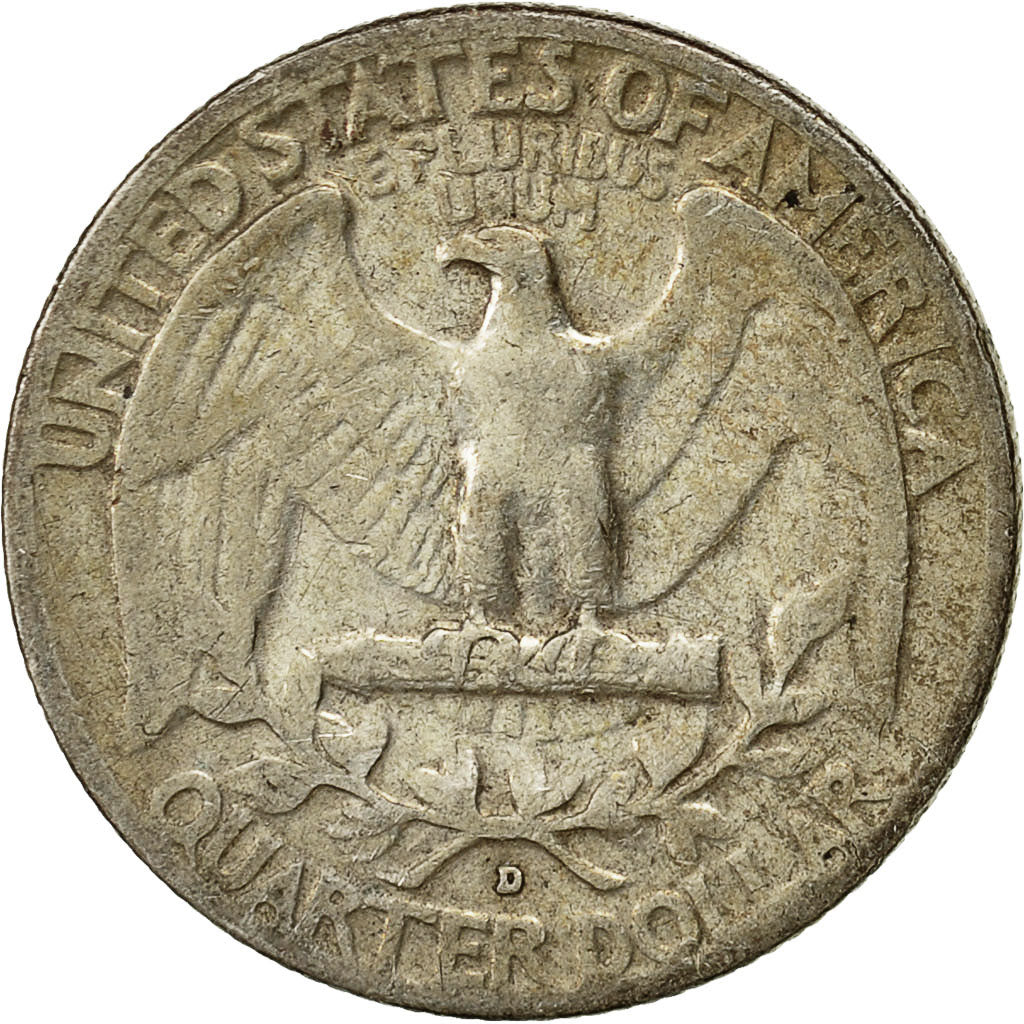 Stati Uniti, Washington Quarter, Quarter, 1954, U.S. Mint, Denver, MB+, Argento