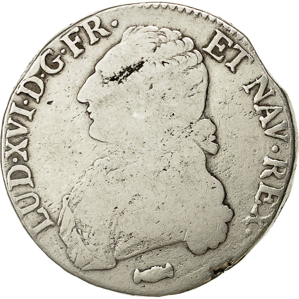 Coin, France, Louis XVI, Écu aux branches d'olivier, Ecu, 1775, Bordeaux