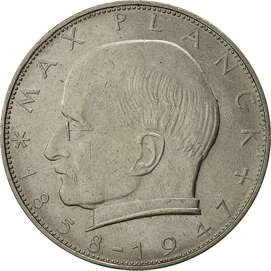Coin, GERMANY - FEDERAL REPUBLIC, 2 Mark, 1969, Karlsruhe, EF(40-45)