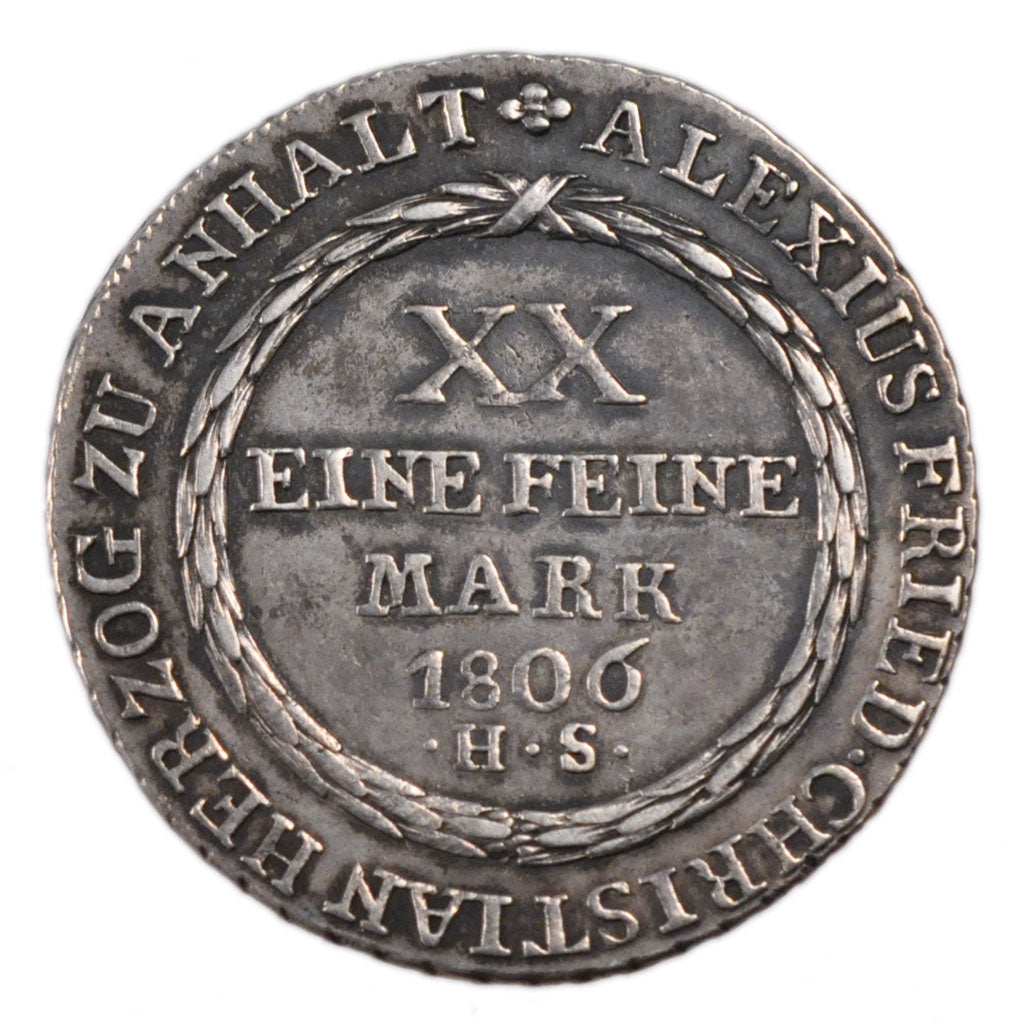 GERMAN STATES, 2/3 Thaler, 1806, KM #72, AU(50-53), Silver, 14.00