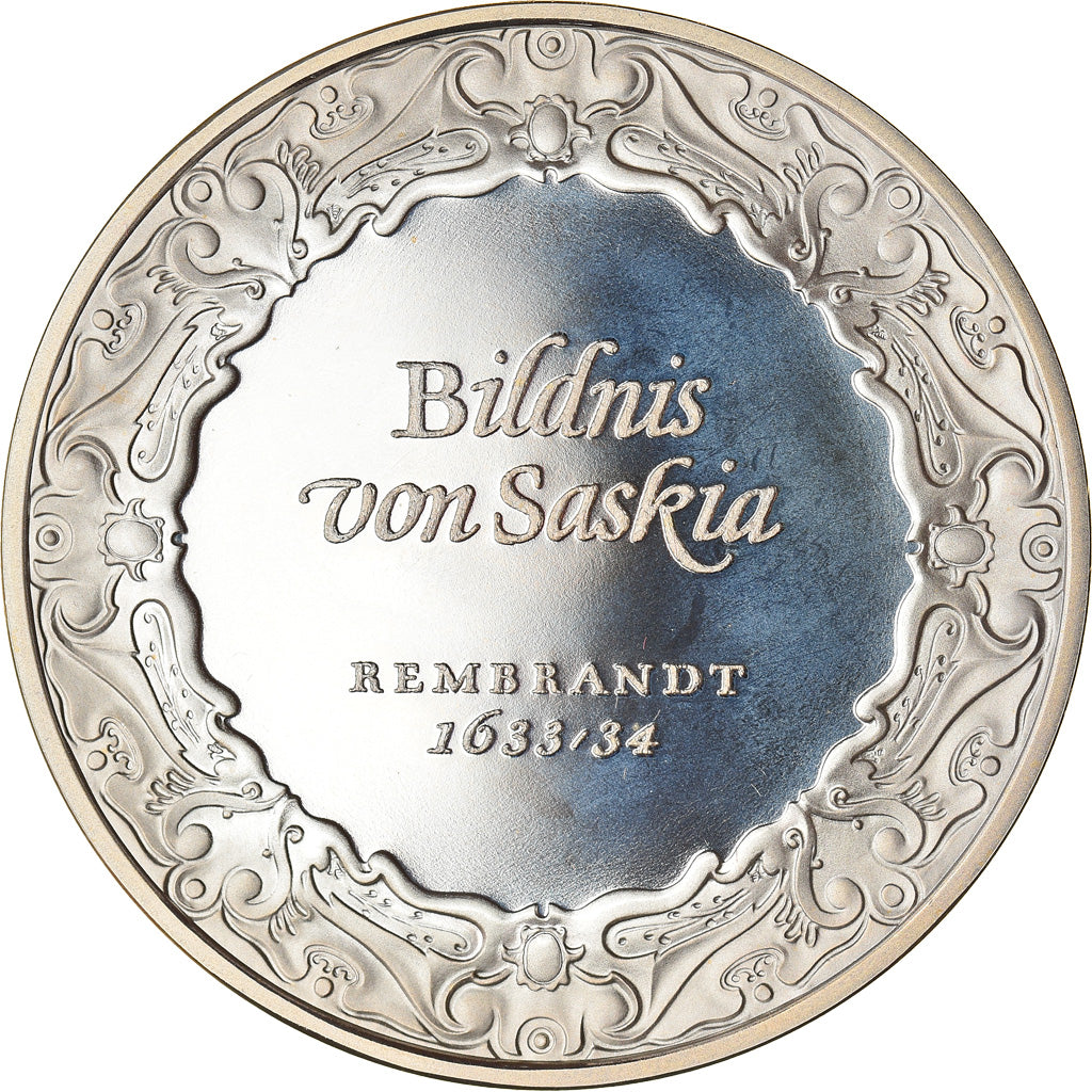 France, Medal, Peinture, Rembrandt, Portrait de Saskia, Arts & Culture