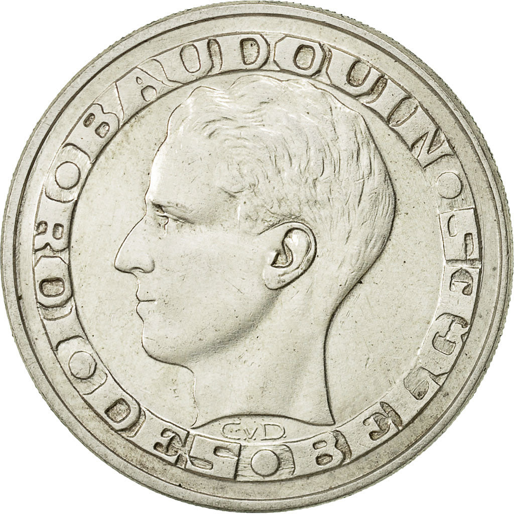 Moneta, Belgio, 50 Francs, 50 Frank, 1958, SPL-, Argento, KM:150.1