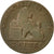 Münze, Belgien, Leopold II, 2 Centimes, 1870, SS, Kupfer, KM:35.1