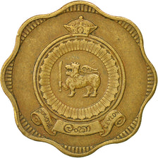Ceylon, Elizabeth II, 10 Cents, 1969, EF(40-45), Nickel-brass, KM:130