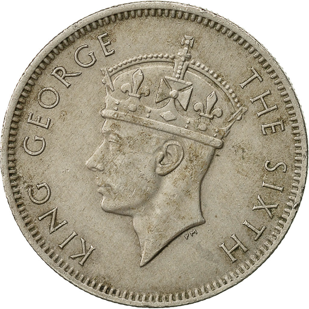 Coin, MALAYA, 20 Cents, 1948, EF(40-45), Copper-nickel, KM:9