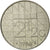 Coin, Netherlands, Beatrix, 2-1/2 Gulden, 1986, EF(40-45), Nickel, KM:206