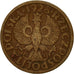 Coin, Poland, Grosz, 1928, Warsaw, AU(50-53), Bronze, KM:8a