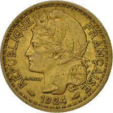 Coin, Togo, Franc, 1924, Paris, AU(50-53), Aluminum-Bronze, KM:2