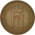 Moneta, Norvegia, Haakon VII, 2 Öre, 1931, BB, Bronzo, KM:371