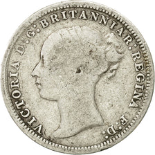 Coin, Great Britain, Victoria, 3 Pence, 1869, EF(40-45), Silver, KM:730