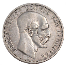 GERMAN STATES, Thaler, 1848, Hannover, KM #208, EF(40-45), Silver, 22.00