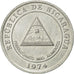 Coin, Nicaragua, 5 Centavos, 1974, AU(50-53), Aluminum, KM:28