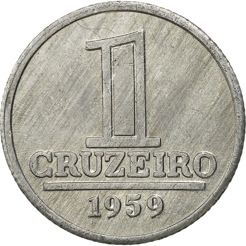 Monnaie, Brésil, Cruzeiro, 1959, TTB+, Aluminium, KM:570