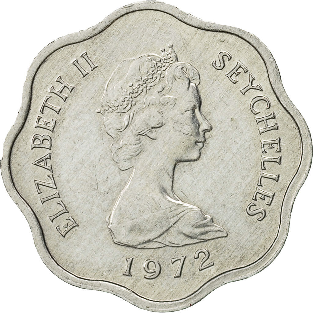 Coin, Seychelles, 5 Cents, 1972, British Royal Mint, AU(50-53), Aluminum, KM:18