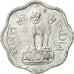 Moneda, INDIA-REPÚBLICA, 2 Paise, 1975, MBC+, Aluminio, KM:13.6