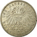 Coin, German States, LUBECK, 3 Mark, 1911, Berlin, AU(55-58), Silver, KM:215
