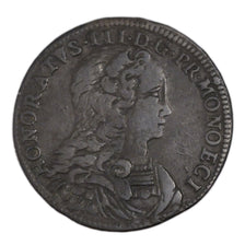 MONACO, 3 Sols, Pezetta, 1735, KM #85, EF(40-45), Billon, Gadoury #100, 4.00
