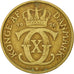 Moneda, Dinamarca, Christian X, 2 Kroner, 1926, Copenhagen, BC+, Aluminio -