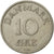 Moneta, Dania, Frederik IX, 10 Öre, 1949, Copenhagen, EF(40-45), Miedź-Nikiel