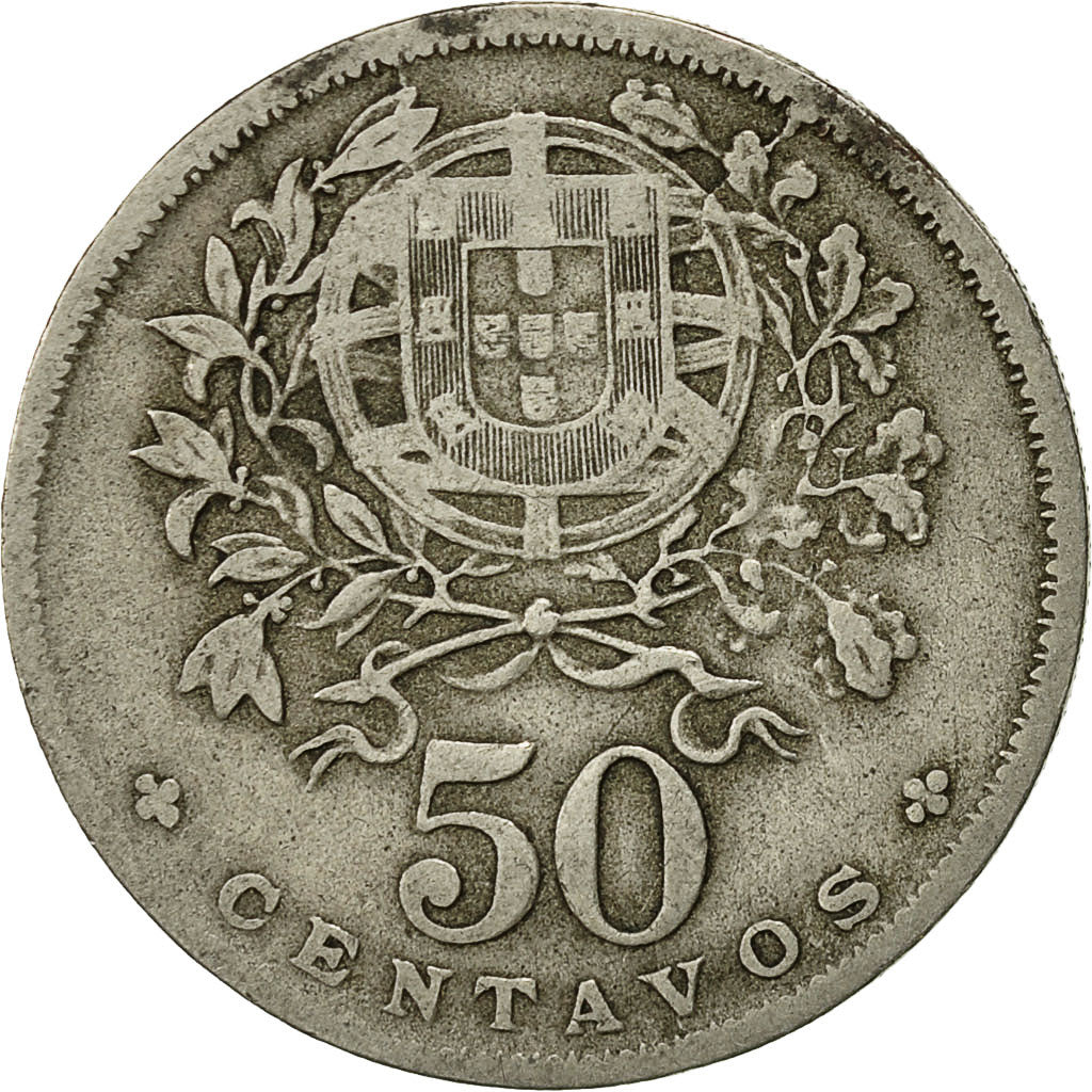 Münze, Portugal, 50 Centavos, 1929, S+, Copper-nickel, KM:577