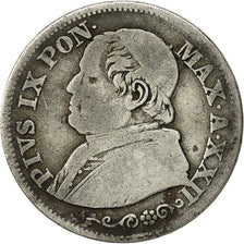 Coin, ITALIAN STATES, PAPAL STATES, Pius IX, 10 Soldi, 50 Centesimi, 1868