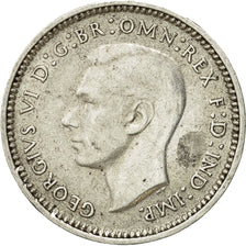 Coin, Australia, George VI, Threepence, 1942, EF(40-45), Silver, KM:37