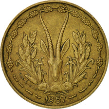 Moneda, África oriental francesa, 10 Francs, 1957, Paris, MBC, Aluminio -
