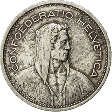 Coin, Switzerland, 5 Francs, 1954, Bern, EF(40-45), Silver, KM:40