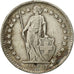 Moneda, Suiza, 1/2 Franc, 1946, Bern, MBC, Plata, KM:23