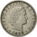 Coin, Switzerland, 20 Rappen, 1898, Bern, EF(40-45), Nickel, KM:29
