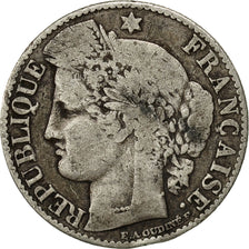 Moneta, Francia, Cérès, 50 Centimes, 1881, Paris, MB+, Argento, KM:834.1