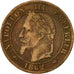 Moneta, Francia, Napoleon III, Napoléon III, 2 Centimes, 1862, Bordeaux, MB