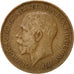 Moneta, Wielka Brytania, George V, Farthing, 1921, EF(40-45), Bronze, KM:808.2