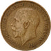 Coin, Great Britain, George V, Farthing, 1921, EF(40-45), Bronze, KM:808.2