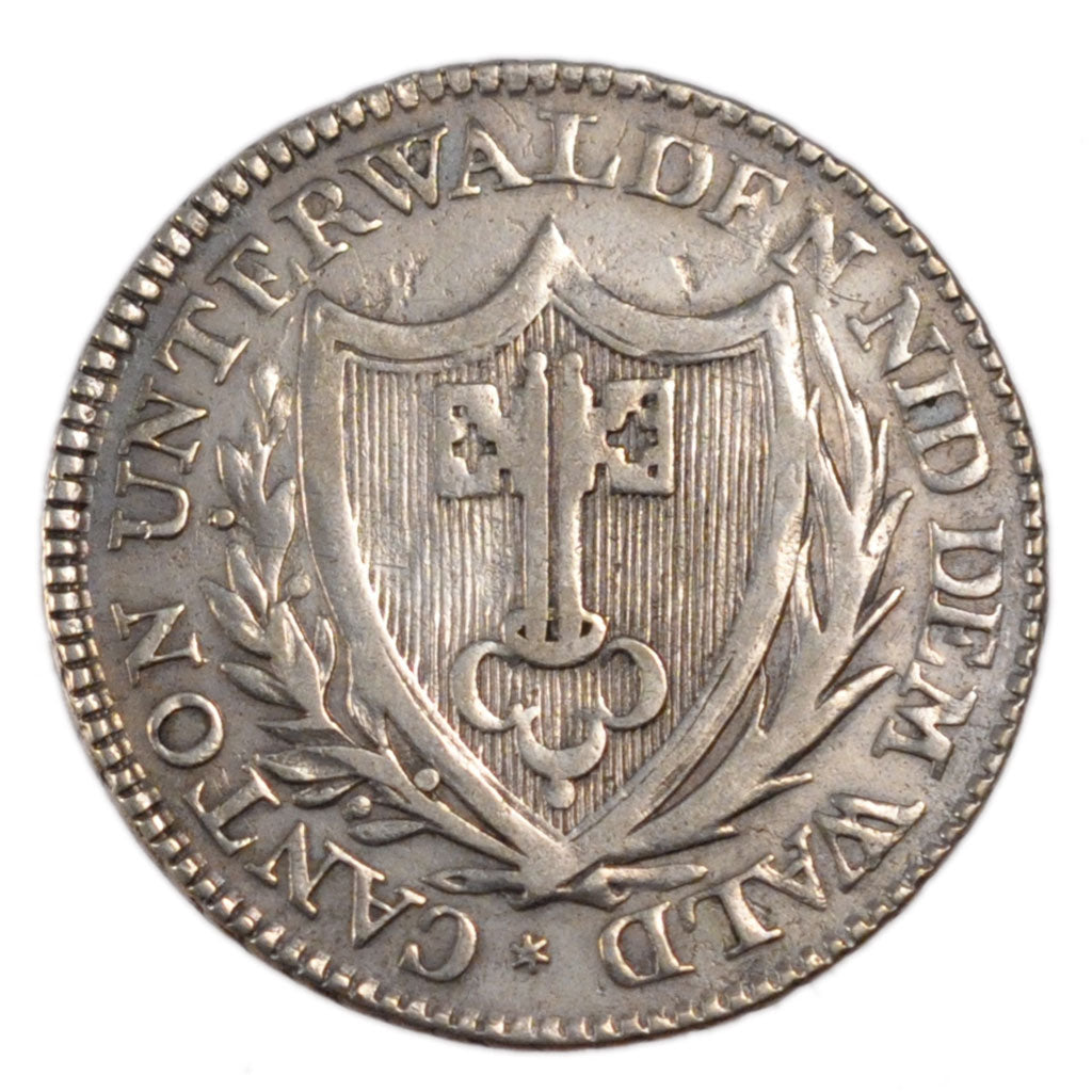 SWISS CANTONS, 5 Batzen, 1811, KM #13, EF(40-45), Silver, 4.50