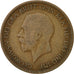 Coin, Great Britain, George V, 1/2 Penny, 1928, VF(30-35), Bronze, KM:837