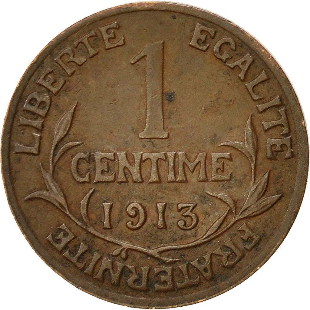 Coin, France, Dupuis, Centime, 1913, Paris, EF(40-45), Bronze, KM:840