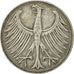 Coin, GERMANY - FEDERAL REPUBLIC, 5 Mark, 1951, Stuttgart, EF(40-45), Silver