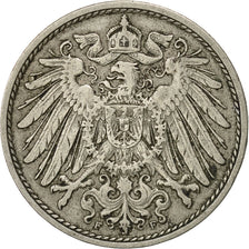 Coin, GERMANY - EMPIRE, Wilhelm II, 10 Pfennig, 1907, Stuttgart, EF(40-45)