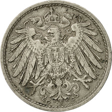 Münze, GERMANY - EMPIRE, Wilhelm II, 10 Pfennig, 1914, Karlsruhe, SS
